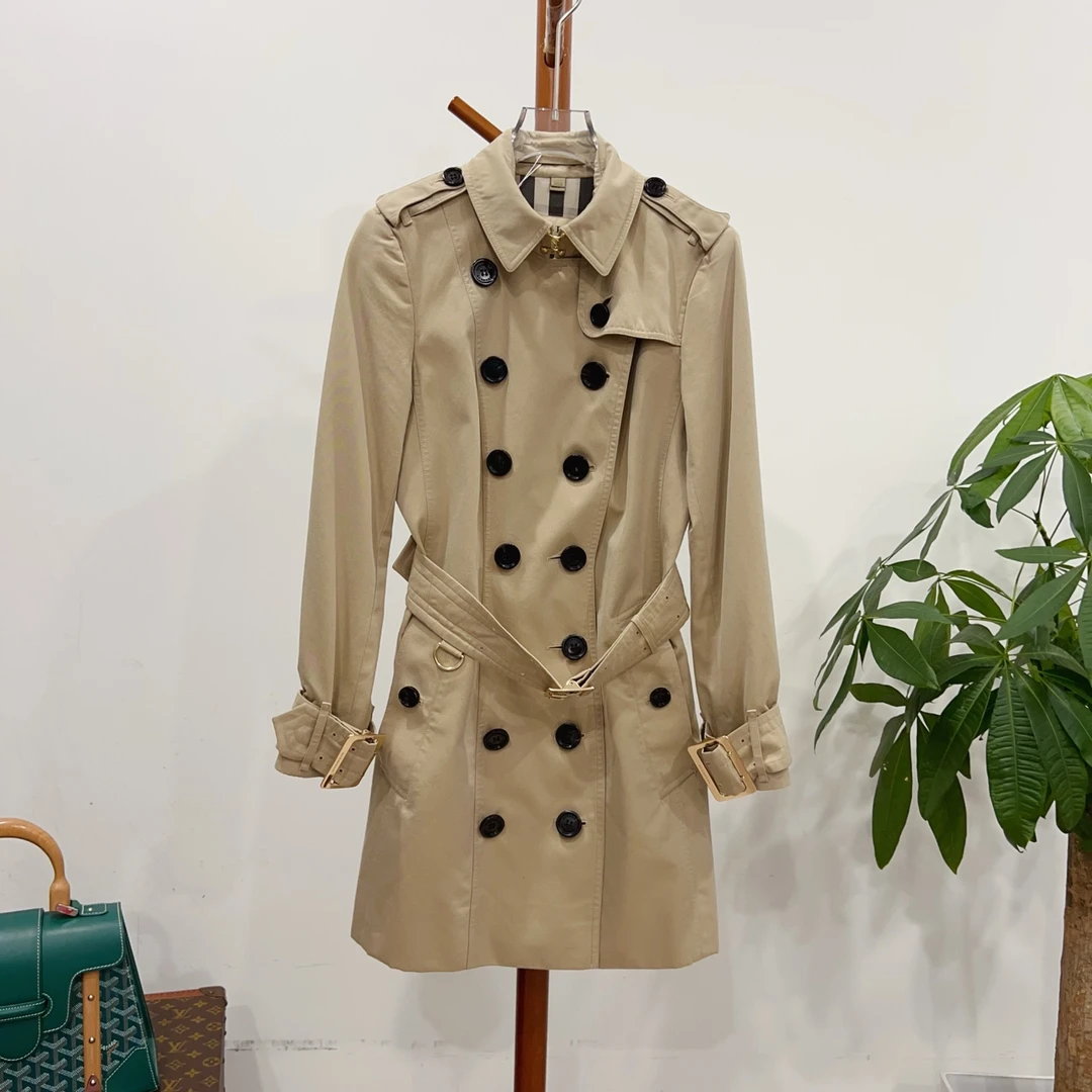 99新 BURBERRY/博柏利 安洁利严选风衣 码uk4成色看直播GSS18599
