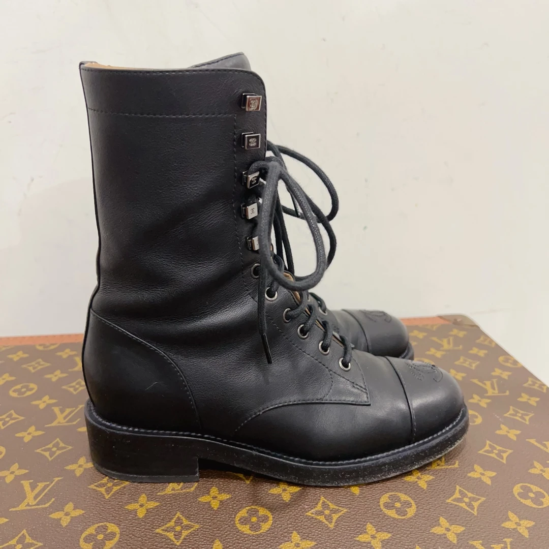 99新 Chanel/香奈儿 安洁利严选靴子 尺码36成色看直播 GSS22375