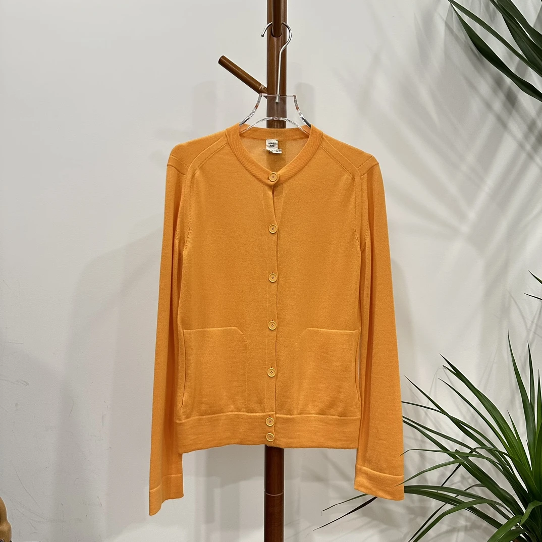99新  安洁利严选爱马仕开衫/尺码34/成色以直播间为准/GSS11052