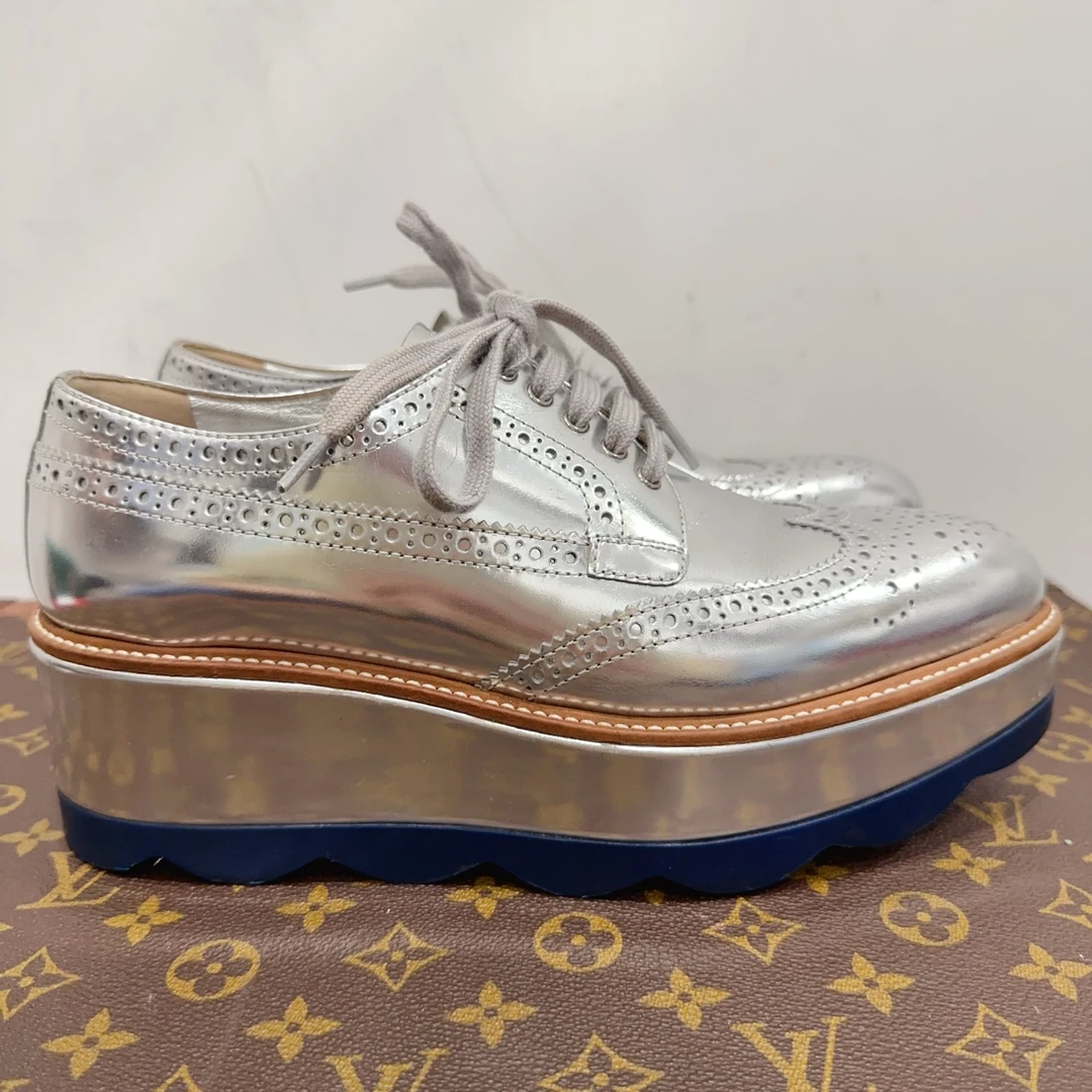 95新  安洁利严选/Prada厚底鞋/尺码37.5成色直播间为准/GSS16137