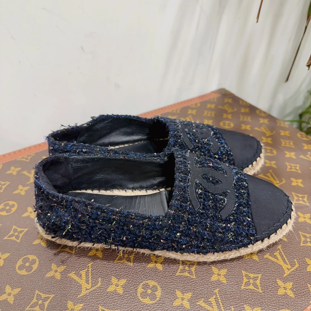 95新  安洁利严选Chanel渔夫鞋/尺码36/成色以直播间为准Gss8089