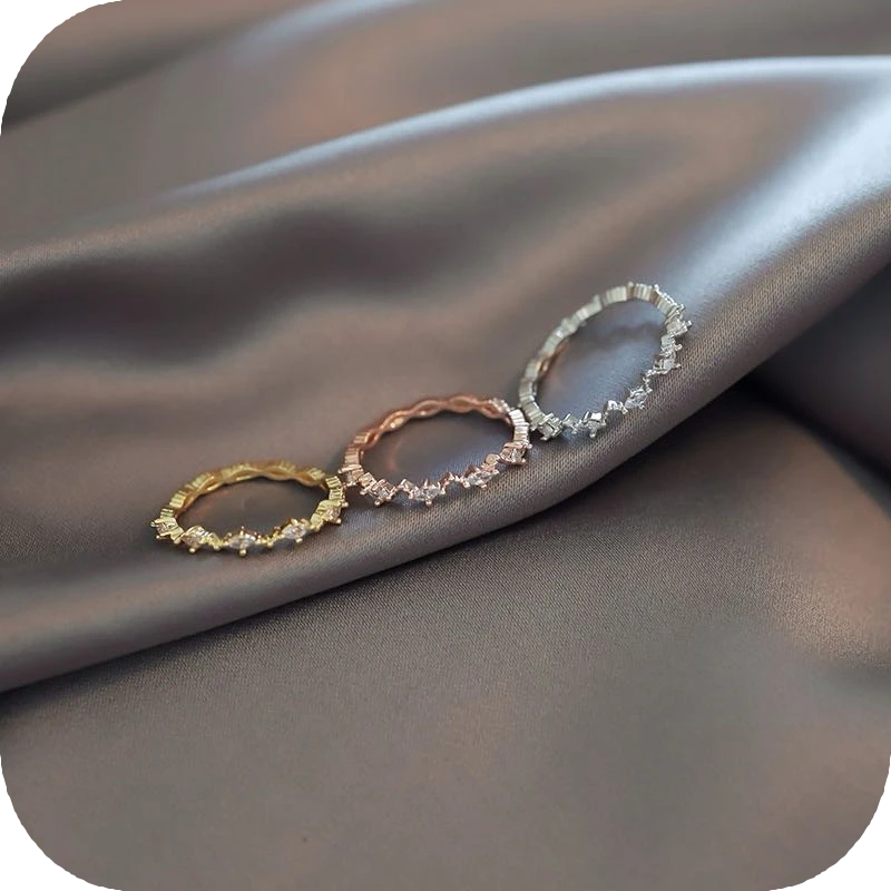 铜合金戒指 JZ045-GC网红小众简约食指冷淡风气质轻奢时尚