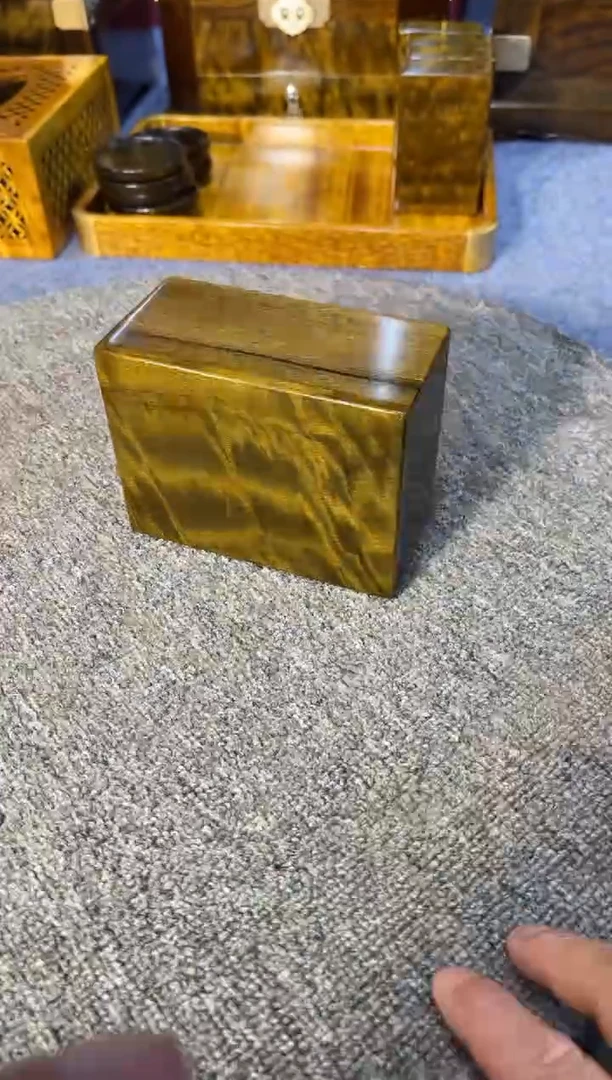 【闪购商品】乌木类成套家具阴沉木收纳盒  14