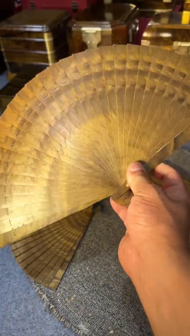 【闪购商品】木木艺阴沉木扇子  通货/把  2