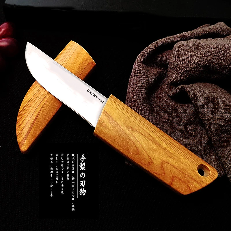 【新款】网红小胖便携锋利多功能户外野营耐磨切割手工吃肉西餐刀
