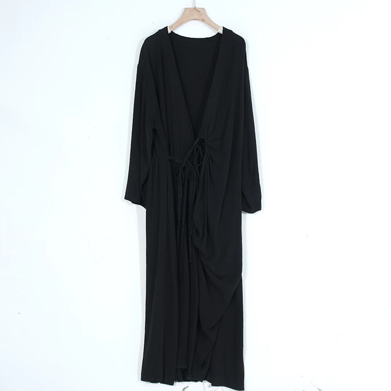 【蓉哥出品】（一念观山）亚麻设计感大袍A29