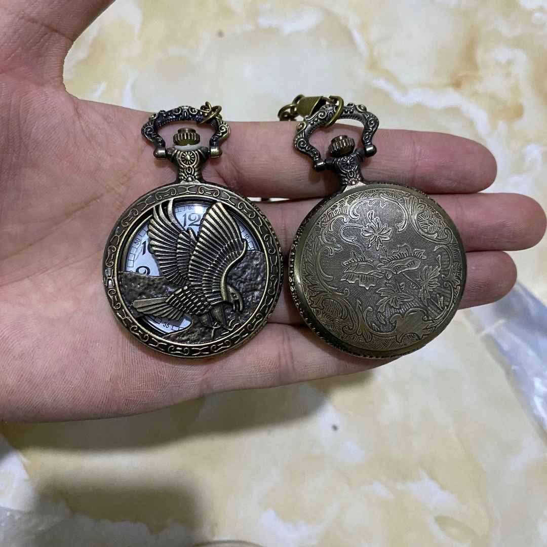 【小辣椒粉丝福利】怀表    复古经典怀旧翻盖-J