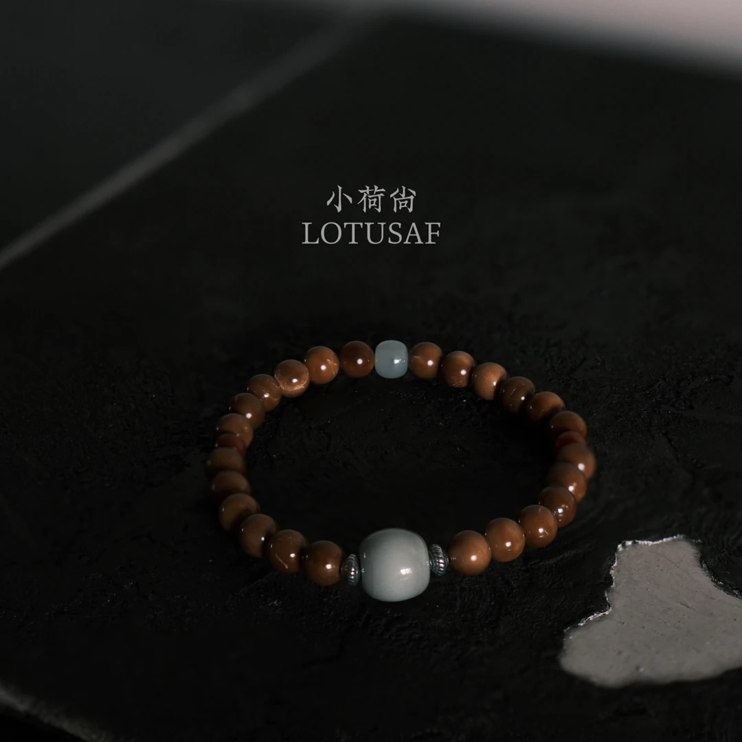 非金属陶瓷手链  LOTUSAF小荷尚【润玉】青瓷陶瓷手链