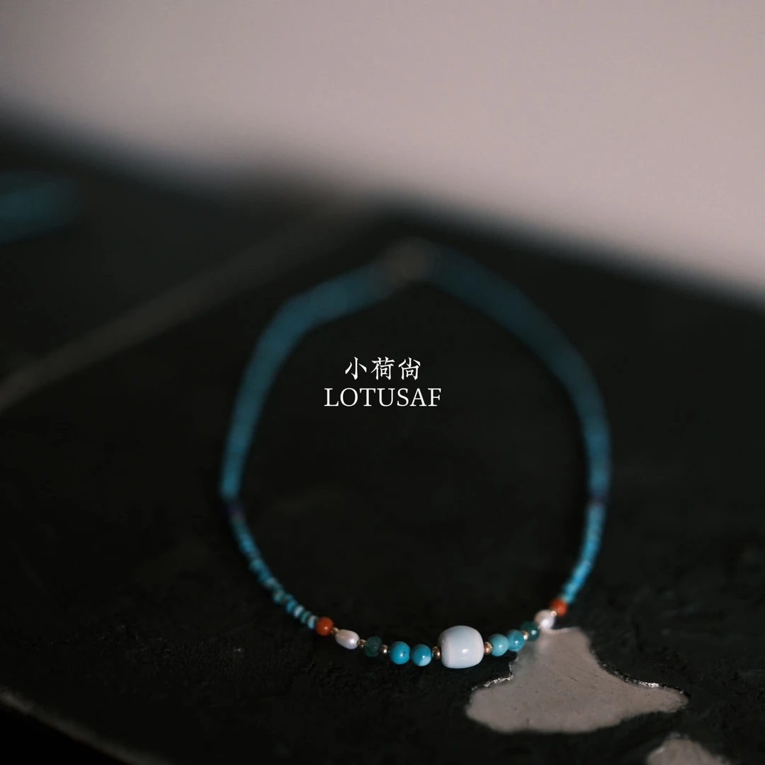 非金属陶瓷项链 小荷尚LOTUSAF【云轩】青瓷陶瓷项链