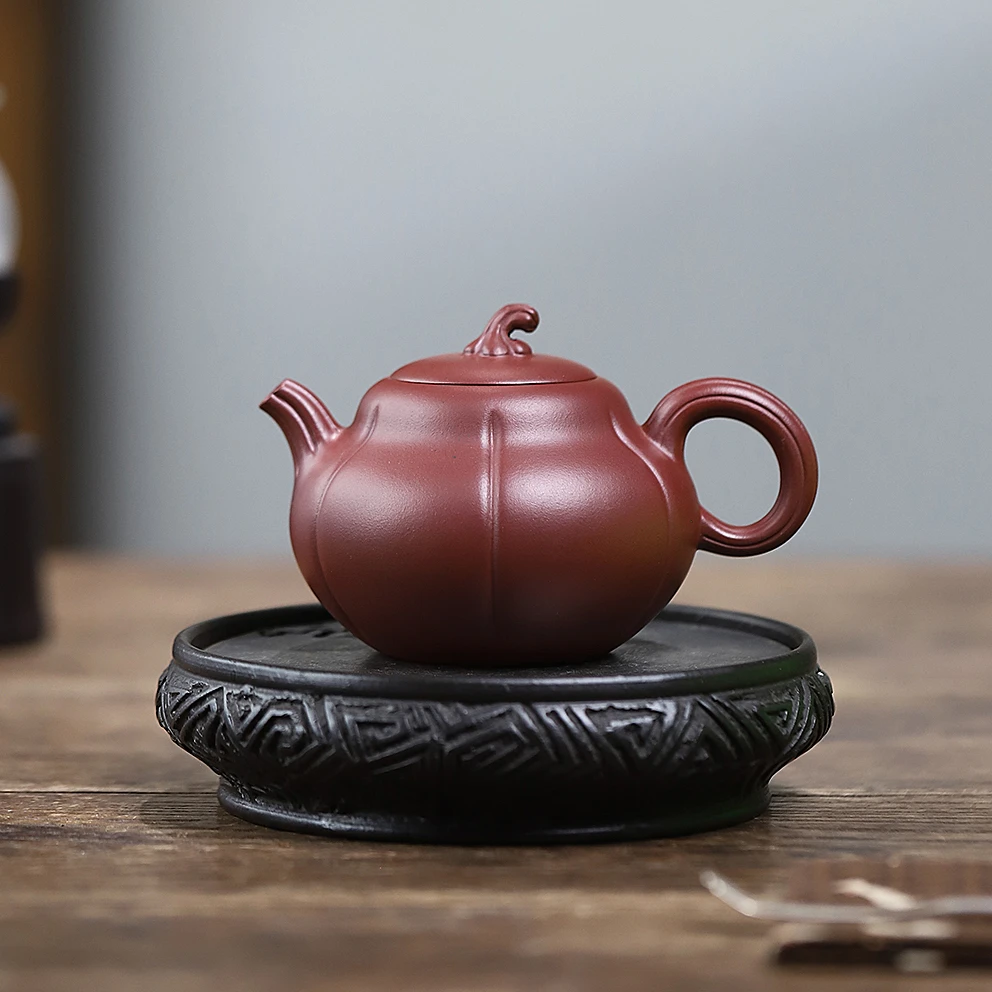 JCY-0081非遗正品手工 季畅园【馨香】200cc龙血砂 宜兴紫砂茶壶