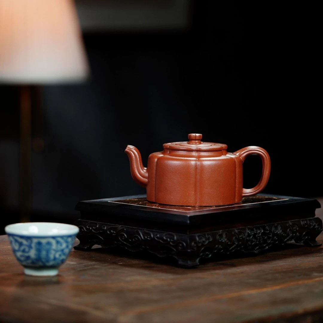 储集泉之女【周盘】 储蓁 纯手工制壶 底清 宜兴紫砂壶