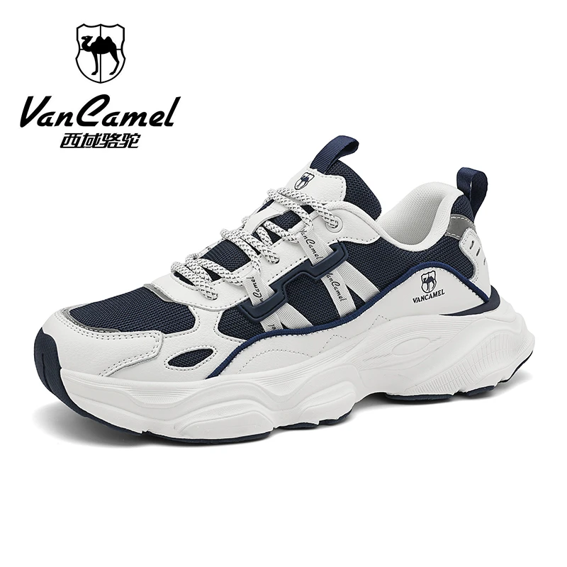 VANCAMEL/西域骆驼侣运动鞋休闲鞋网面夜光百搭跑步鞋XYLT001