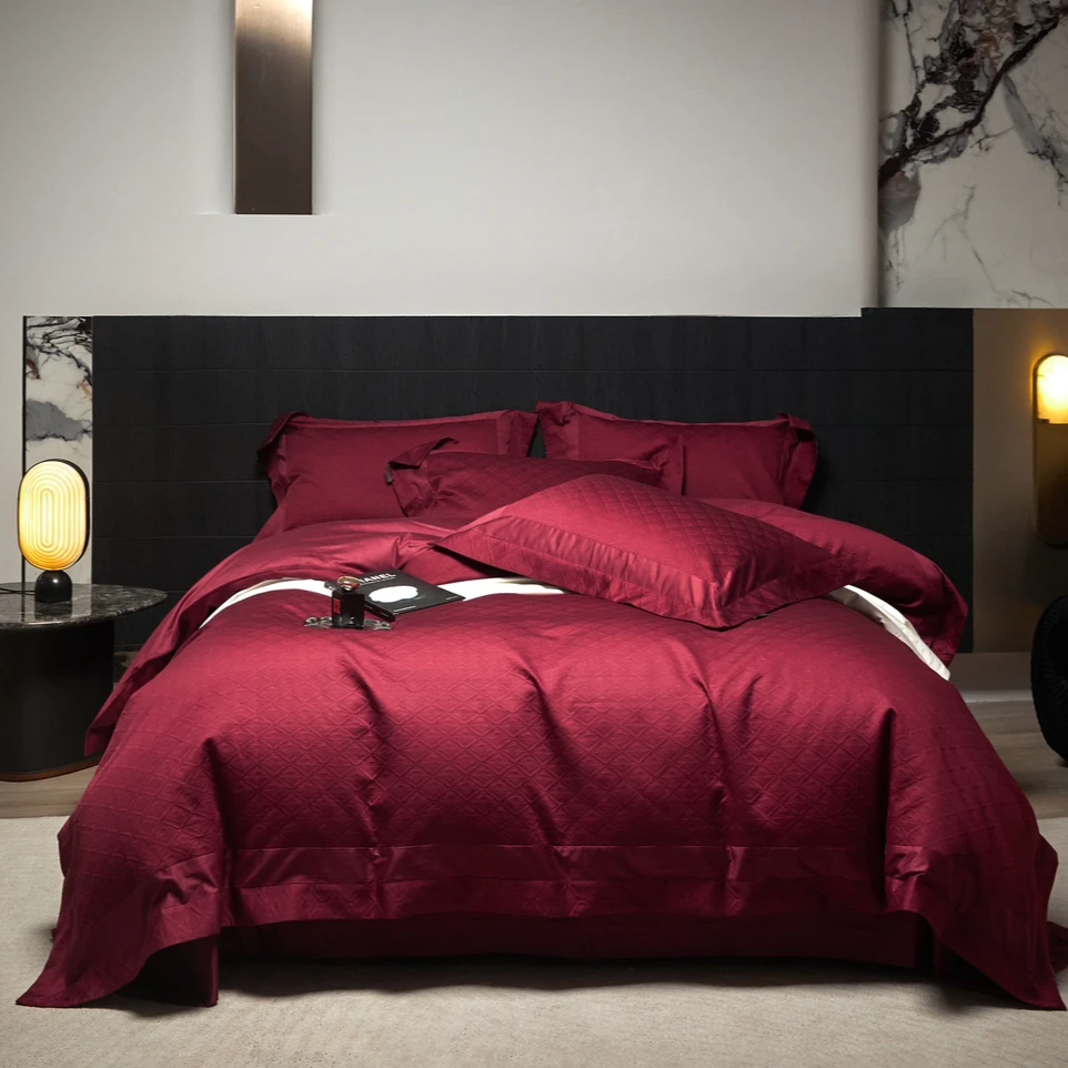 设计师定制款全棉厚织提花四件套