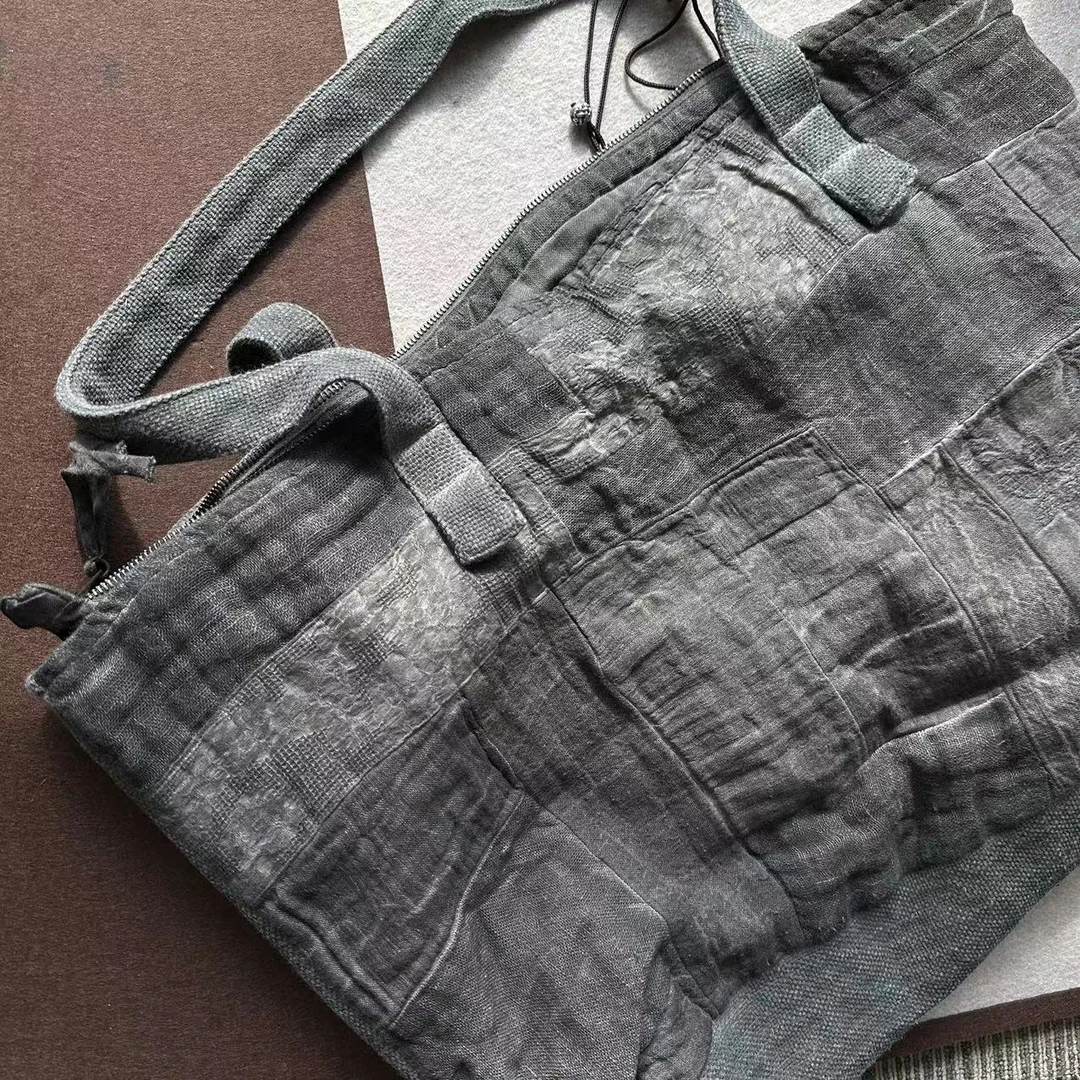 肖肖分享 文艺复古包淑女大气麻包