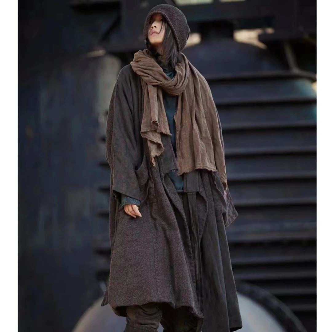 肖肖分享 麻依者2023冬季新款棉服外套1133