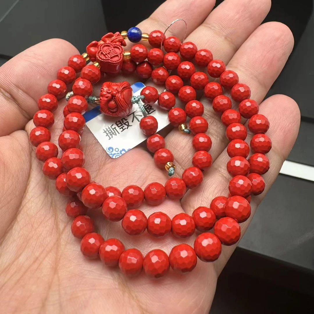 含辰砂工艺品B0119GMD602（多样性发货）精品朱砂事事如意手串