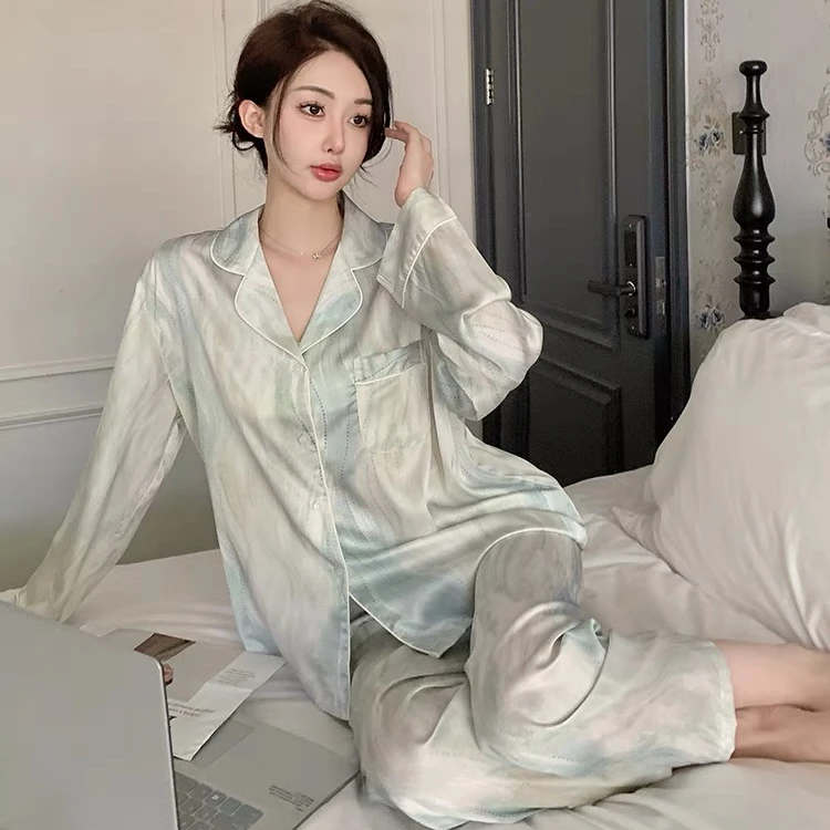 【流光】小众潮牌设计可外穿睡衣长袖长裤家居服