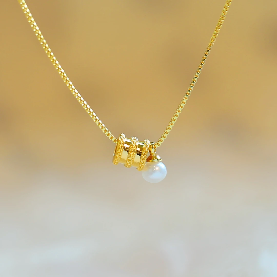 【小凤专属】足金小蛮腰转运珠淡水珍珠滴流