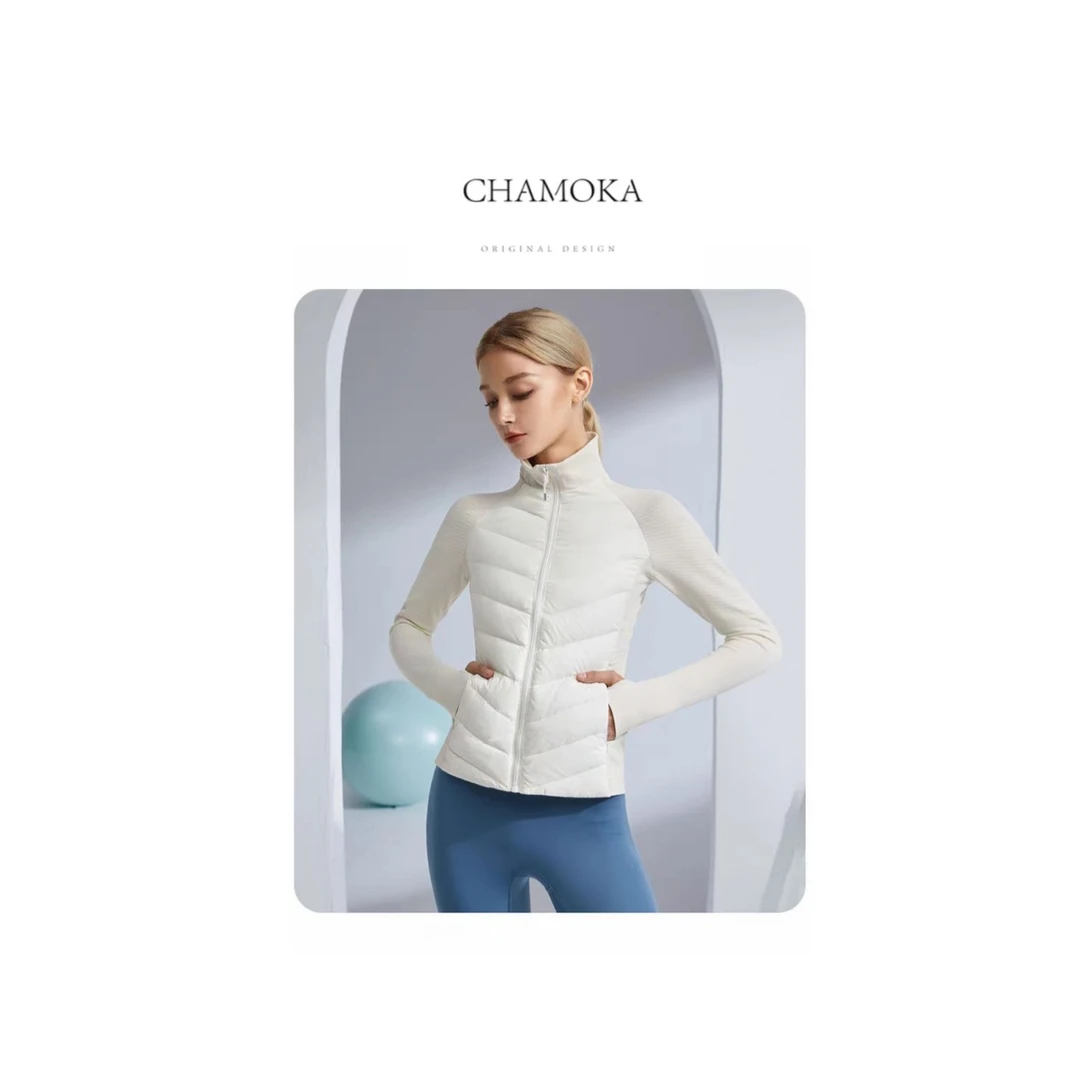 【lulu鹅】防风保暖显瘦百搭轻盈通勤时尚lu经典拼接鹅绒服L728