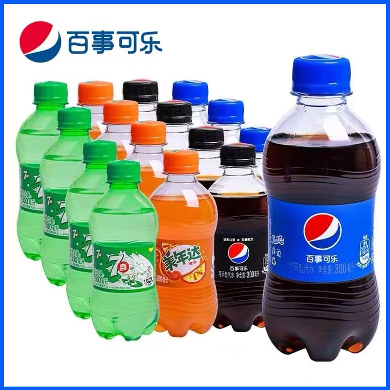 Pepsi-Cola/百事可乐七喜美年达300ml碳酸饮料迷你小瓶装汽水饮品