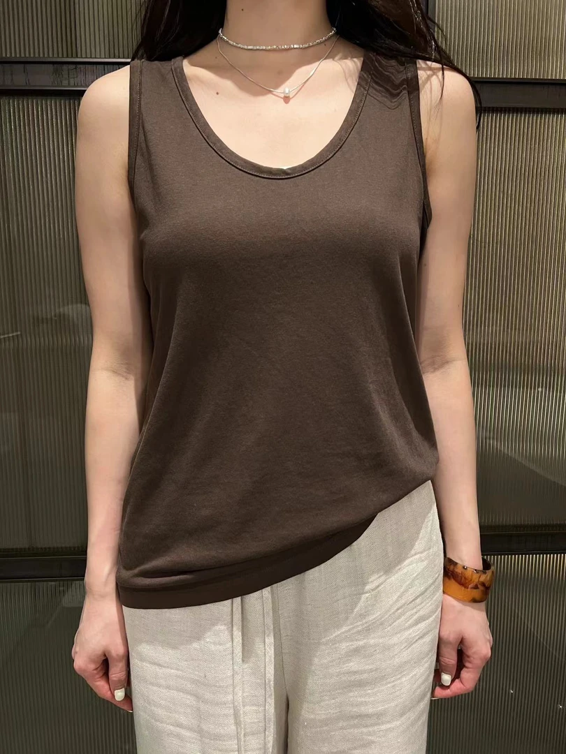 【大運姐专属】舒适打底吊带背心运动百搭休闲户外无袖圆领透气修身