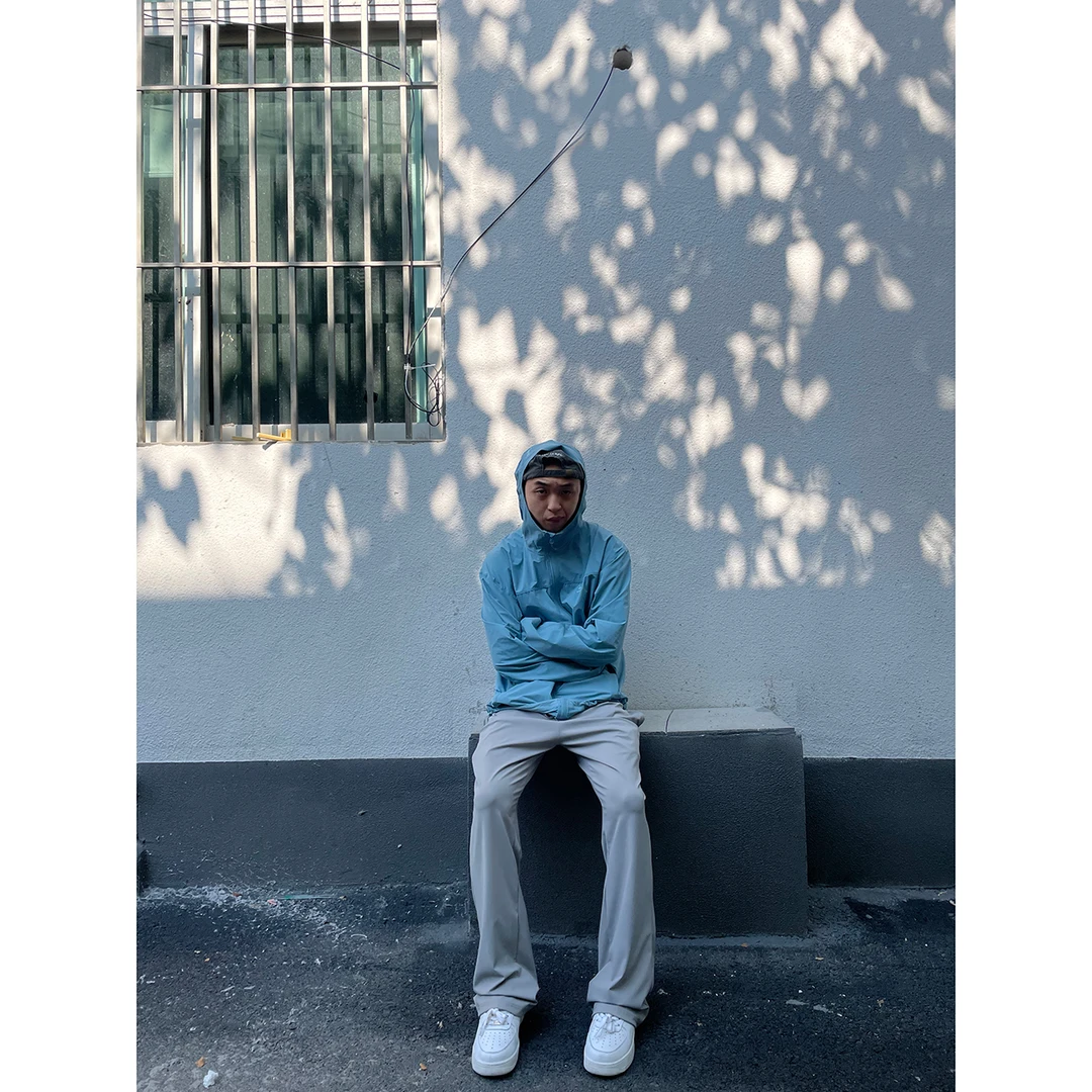 21sist弹力冰感速干运动户外休闲微喇弯刀裤