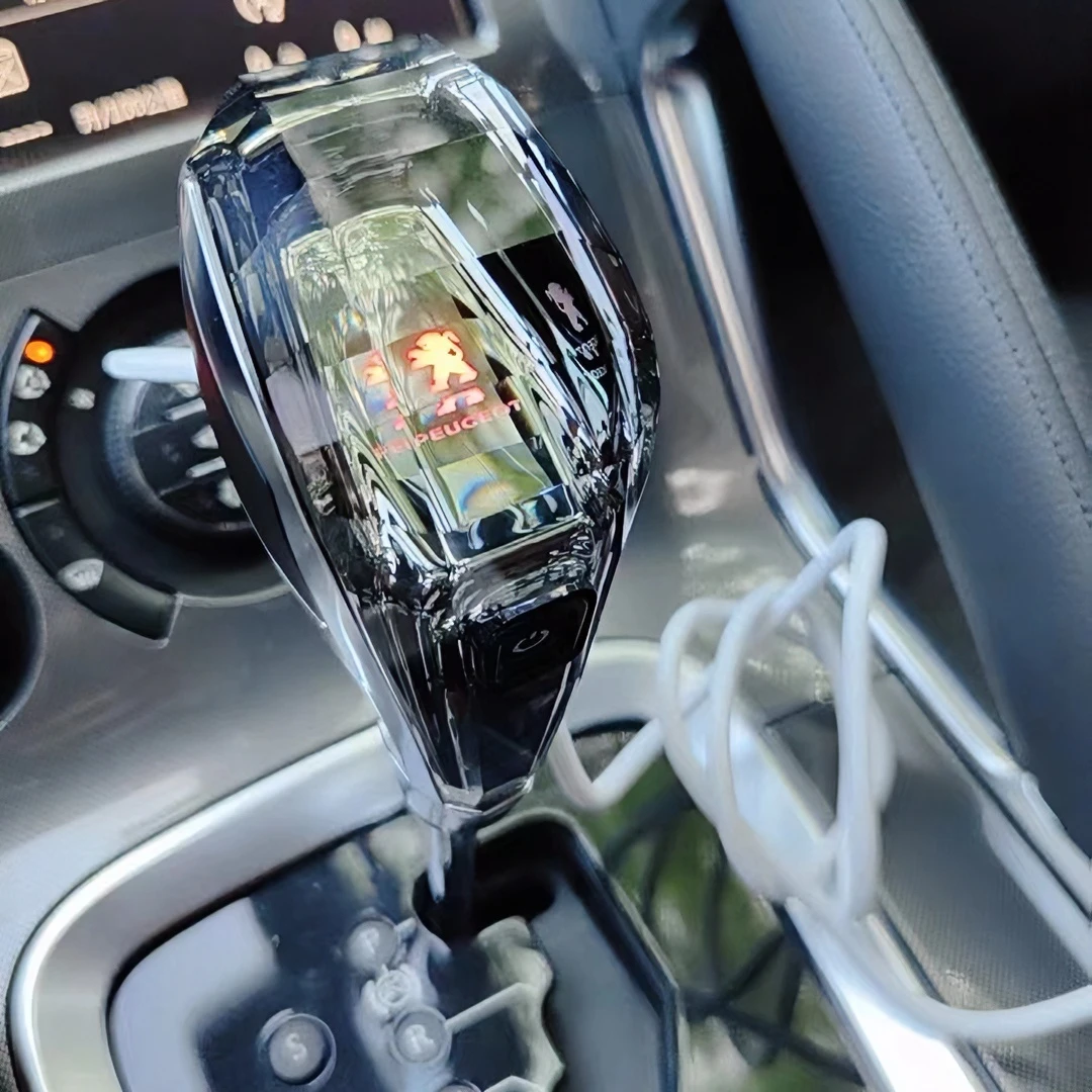 班司特水晶排挡头适合于标致408 206 207 307 3008不带按钮