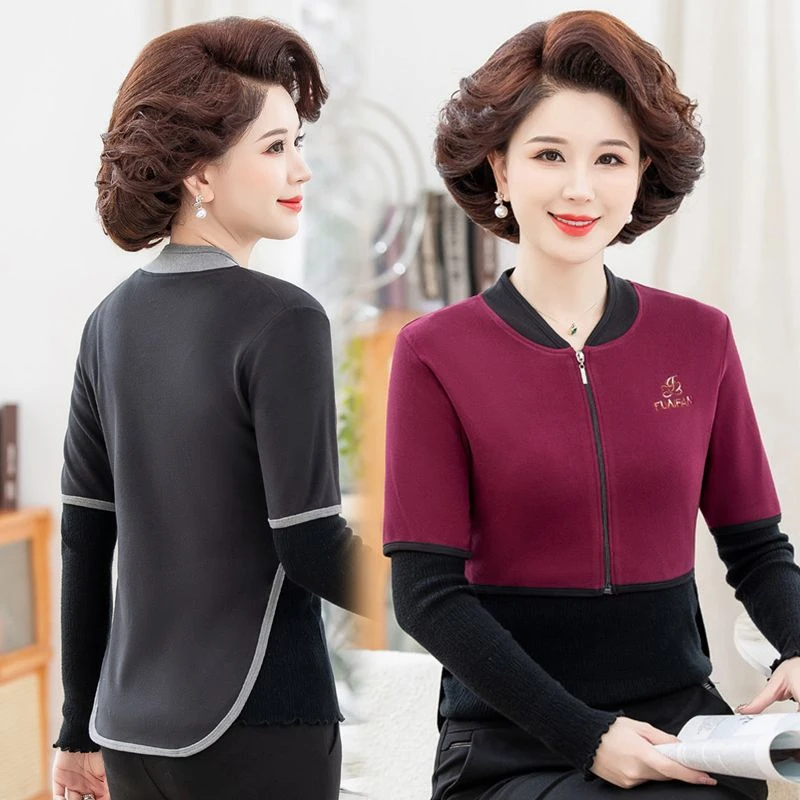 中老年女装春秋坎肩新款短袖护肩薄款小马甲防寒保暖护背短款背心