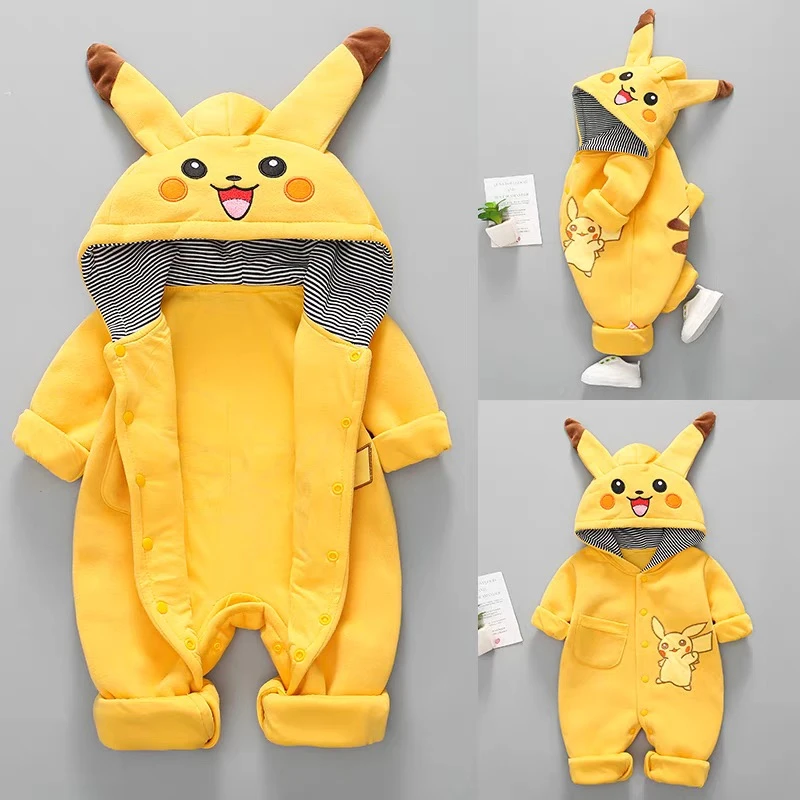 男宝宝双层连体衣春季套装新生儿加厚满月婴儿爬服春秋装女哈衣