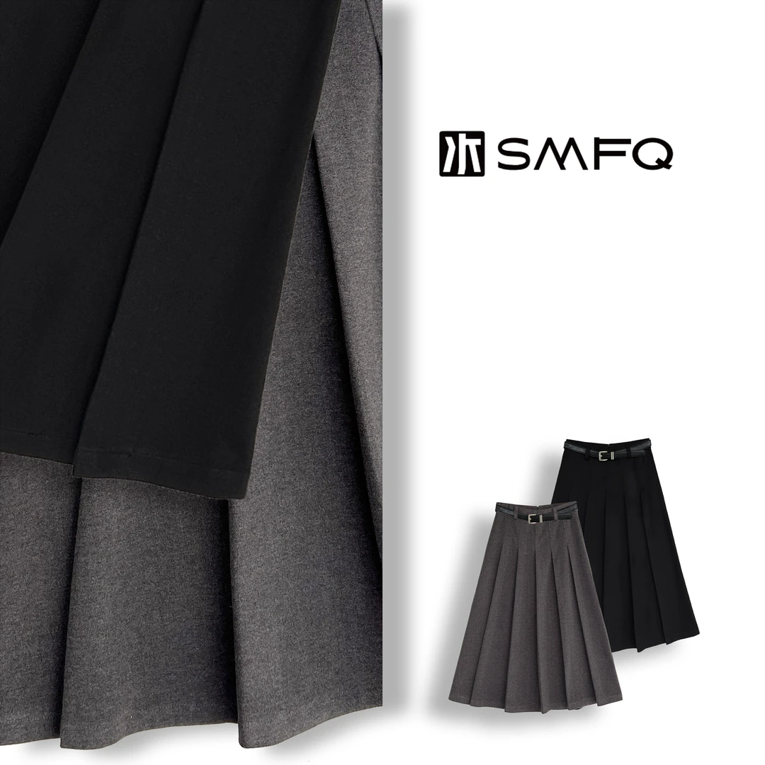 水木夫妻 ”温莎往事“百搭显瘦半身裙百褶裙