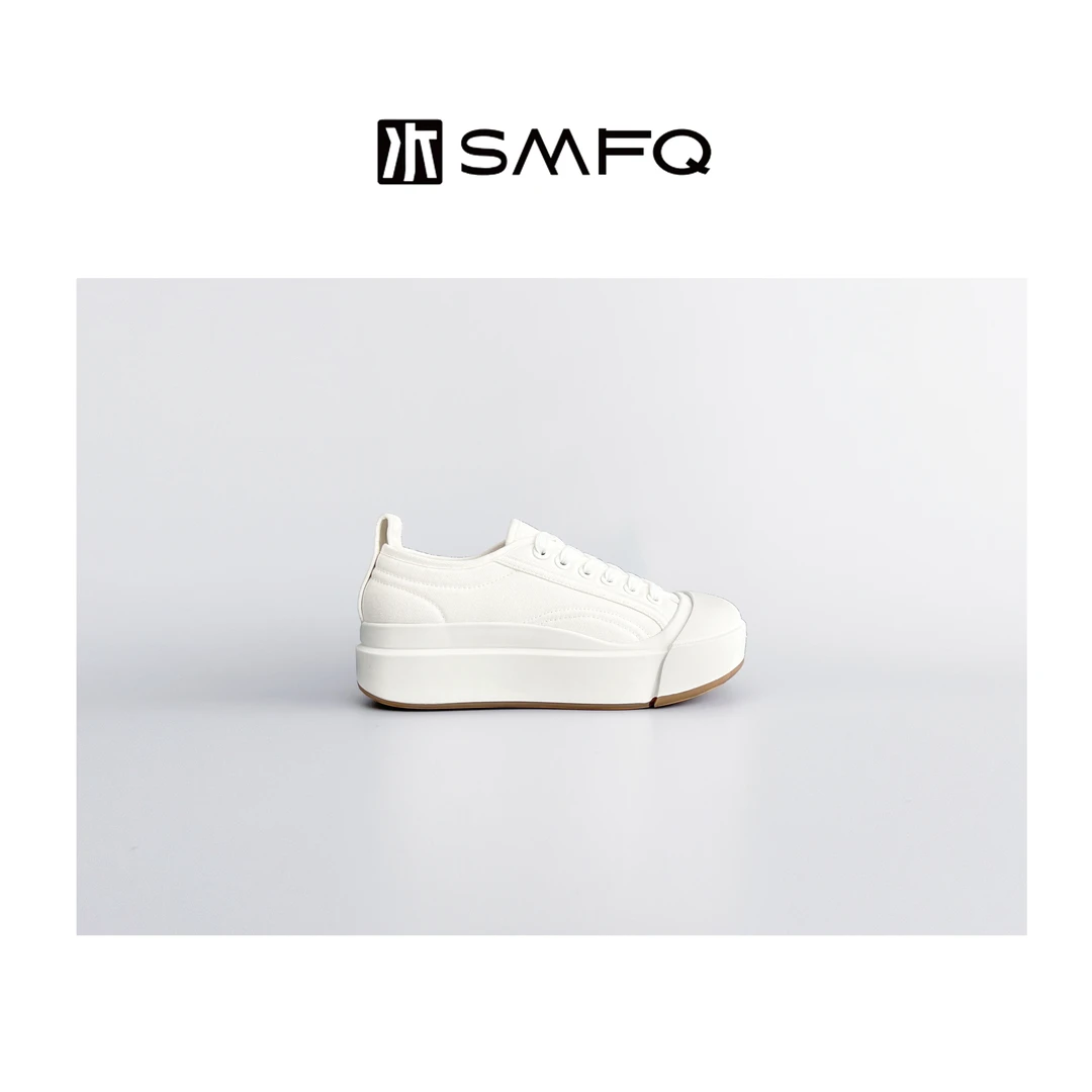 水木夫妻BV家调性结构感厚底百搭丑萌小白鞋