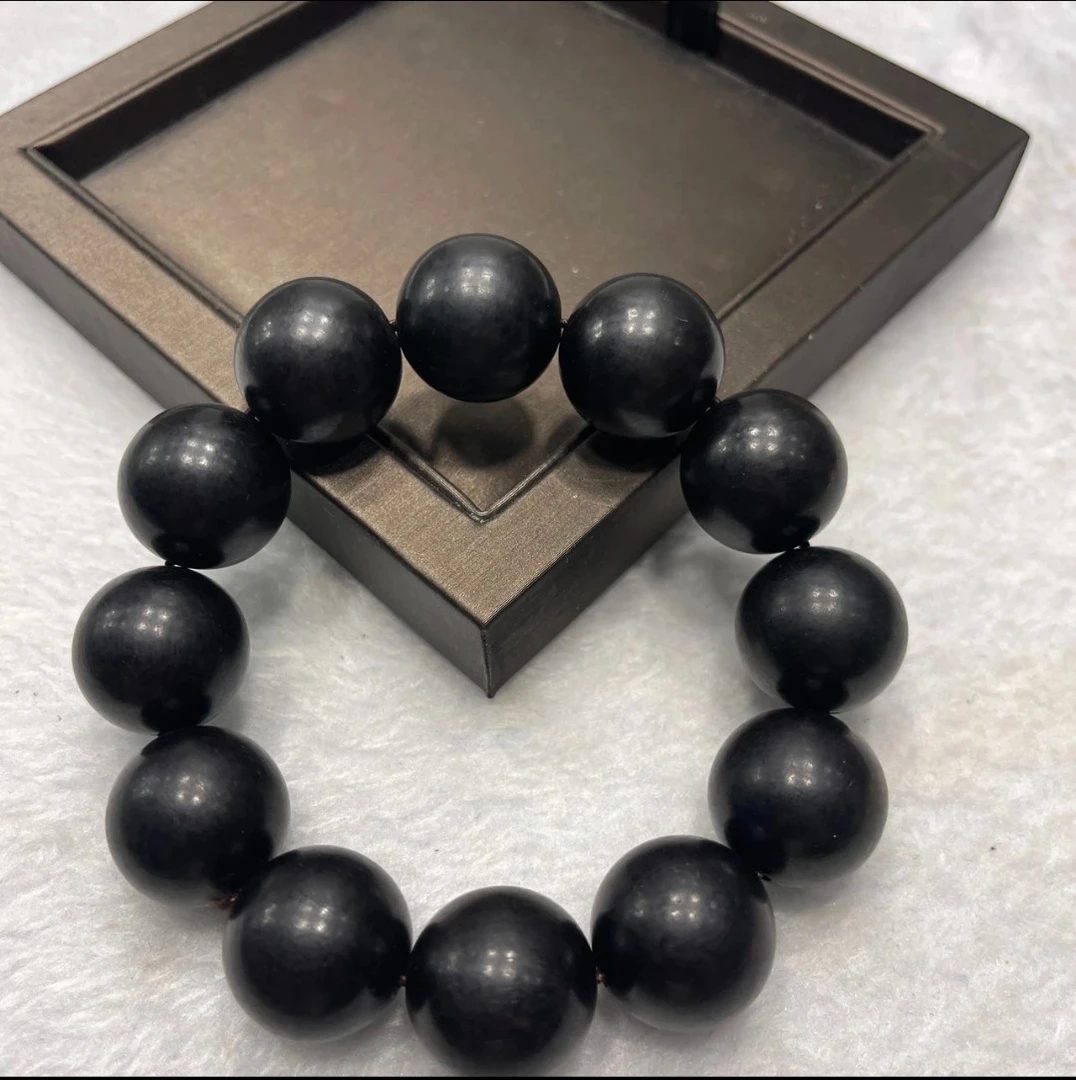 黑檀木手串  024 可沉水 卡20mm 带礼盒 sz