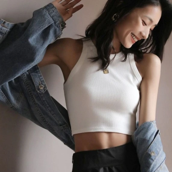 2023潮款西服内搭背心高档吊带女打底无袖遮副乳背心百搭可外穿夏