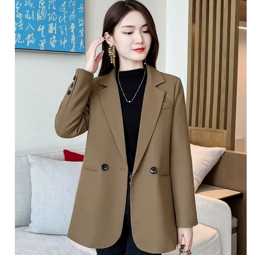 大码西装外套女2025新款春季韩版时尚休闲高级设计感小众西服上衣