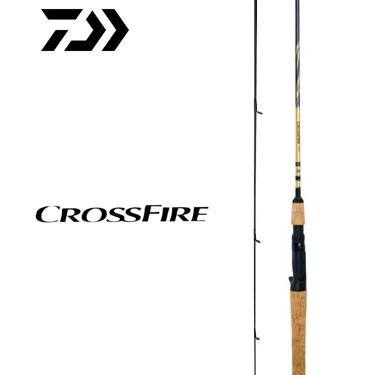 DAIWA/达亿瓦路亚竿CROSSFIRE直柄枪柄翘嘴马口碳素远投新手套装