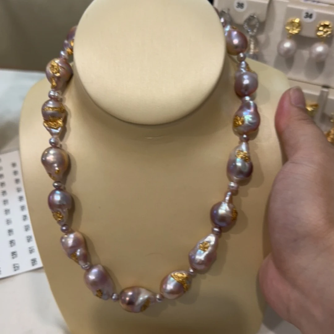 铜合金项链 巴洛克项链 直播间直拍