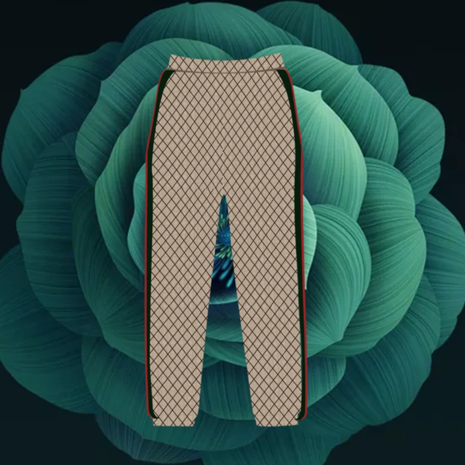 2025新款女装休闲裤轻奢印花百搭束脚长裤8888-1款欧美风时尚卫裤