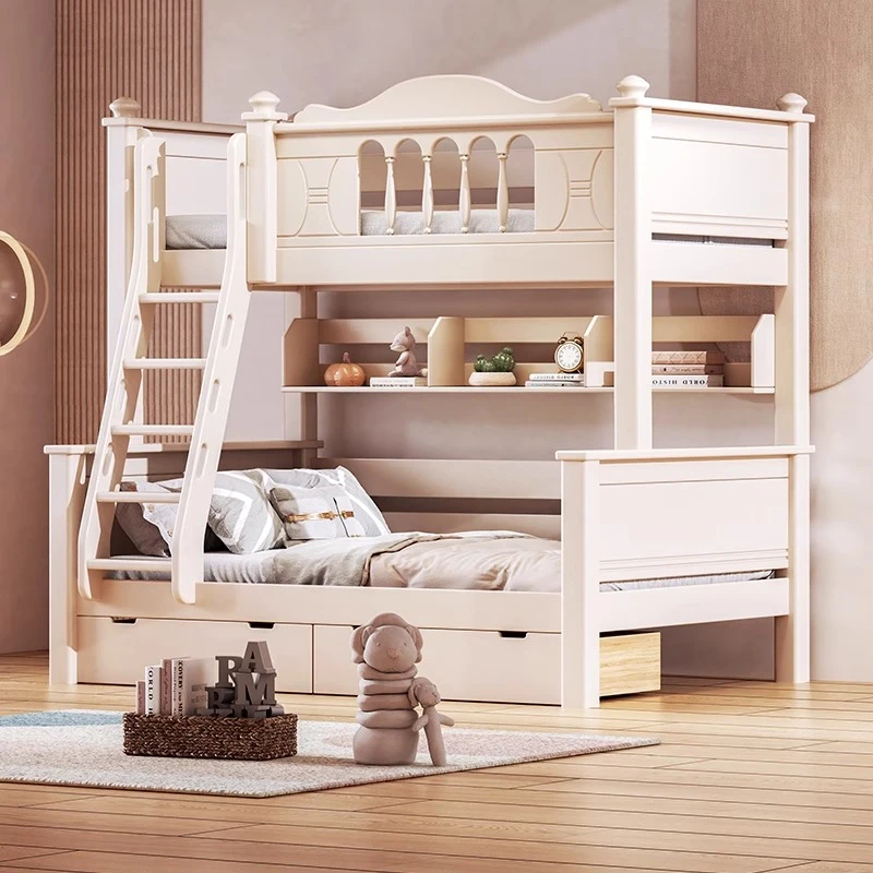 上下床双层床全实木简约儿童床两层经济型高低组合床子母床上下铺