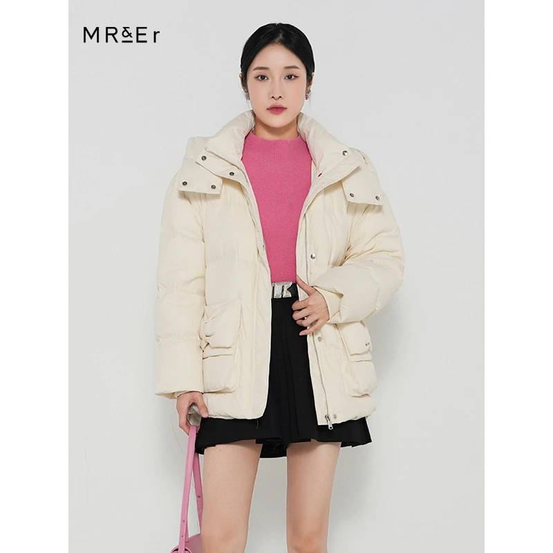 【品牌折扣】【反季清仓】蝴蝶结装饰时尚保暖羽绒外套R3D05834【预售】