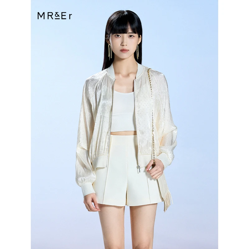 【丽公主专属】时尚宽松高级感新中式棒球领外套R4A31513