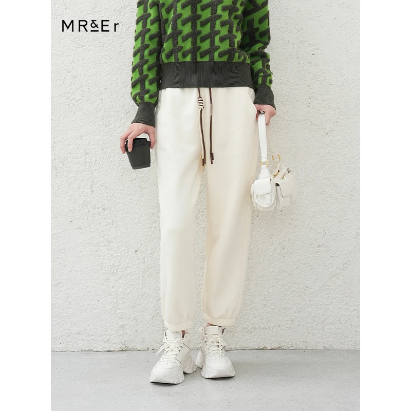 【品牌折扣】【反季清仓】时尚百搭高腰宽松束脚裤休闲裤R3D70721