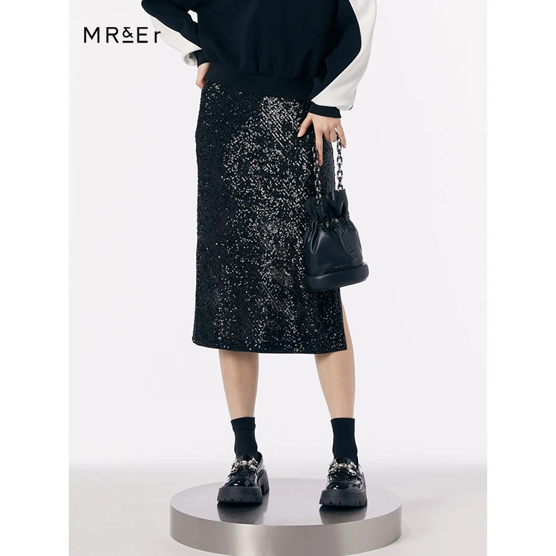 【品牌折扣】春秋季百搭中长款半身裙R3C60913