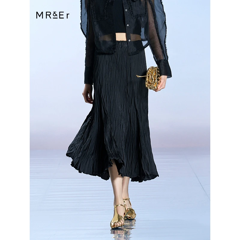 【小余专属】【福利清仓】高级感高腰休闲百搭中长款半身裙R4A61011