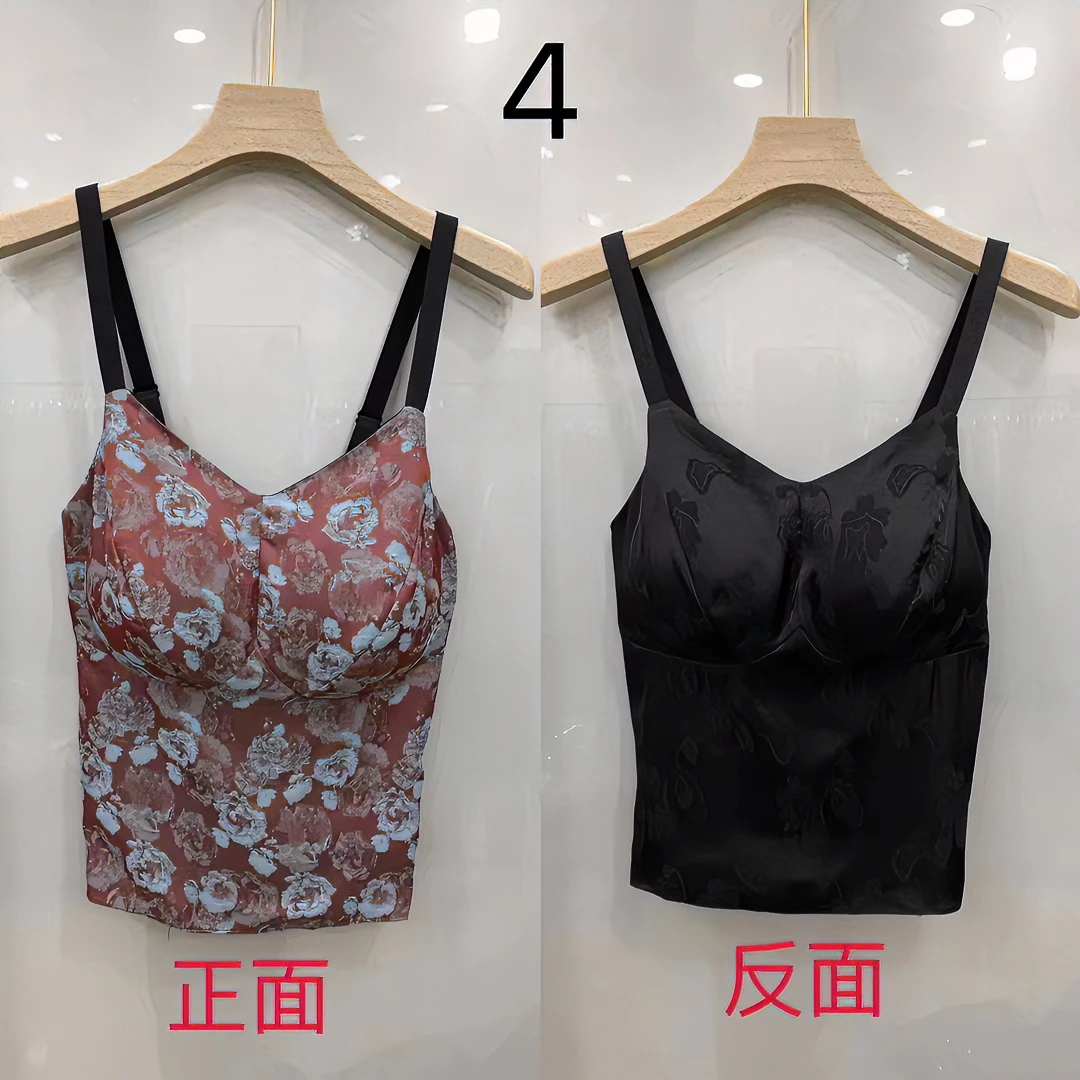 YJ130高品质民族风双面双穿气质百搭宽松时尚吊带背心