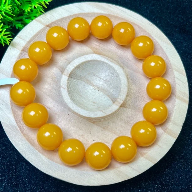 W031 古巴新蜜纯纯色精美手串12mm➕