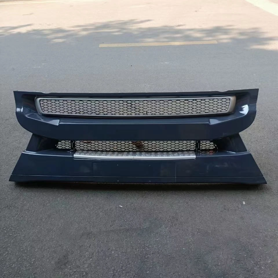 三一重工C10混凝土泵车配件前脸保险杠中段面板深灰色漆面罩