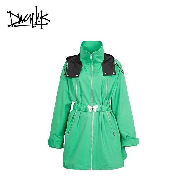 DNCY撞色设计拉链风衣DA33305066