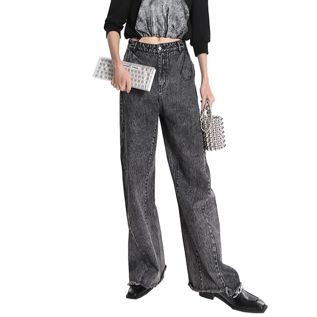 DNCY高街牛仔阔腿裤DA33221206