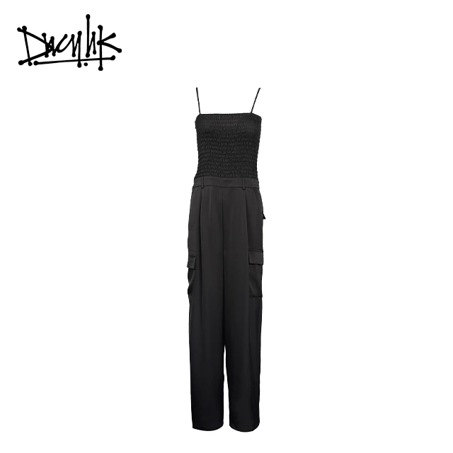 DNCY抹胸连体裤休闲裤高腰时尚设计师气质显瘦DA33131247