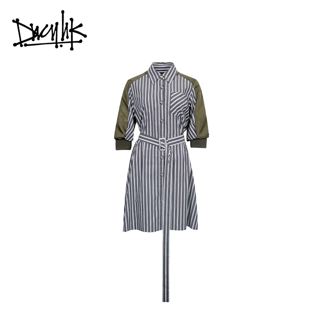 DNCY拼接条纹连衣裙DA33130113